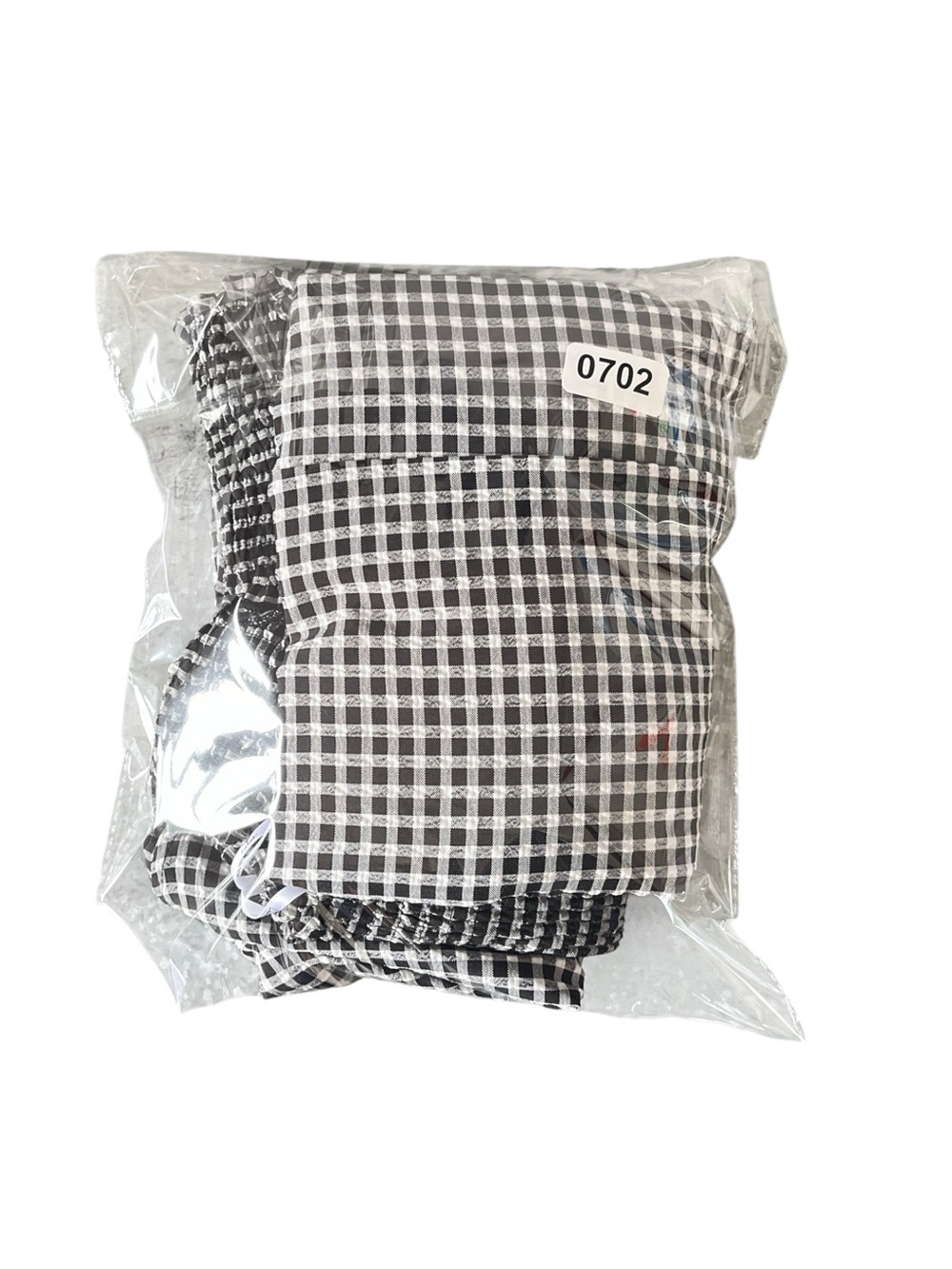 NWT Lulus Patsy Black and White Gingham Off-the-Shoulder Dress Size Medium - Picture 12 of 12